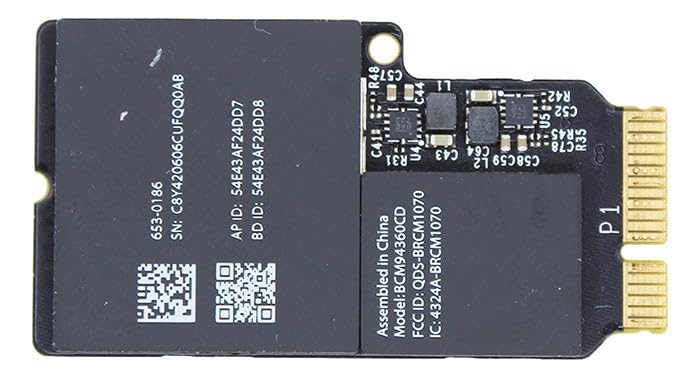 Scheda WiFi Apple MacBook Pro 13 A1502 15 A1398 Inizio 2015 - 653-0194 BCM943602CS