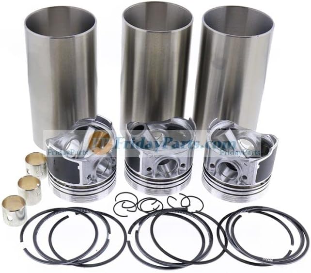 Aftermarket replacement Piston and Cylinder Liner Kit Engine D1703