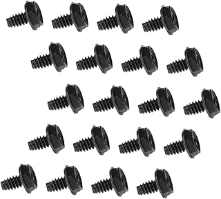 UKCOCO 100 Pcs Pci Pci Screw Computer Case PC Computer Accessory Hot Dip Galvanized Black Pci Slot Screw Psu Fastener Psu Screw Various Power PC Power Supply Screw Pc Fasteners