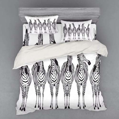 BJCJGGL Funda Nordica 90 Cebra Edredón