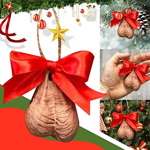 Beatiz Funny 2D Christmas Tree Pendant Christmas Tree Decor Ballballs Christmas Tree Ornament Ball Ball Decoration Pendant #TOP3