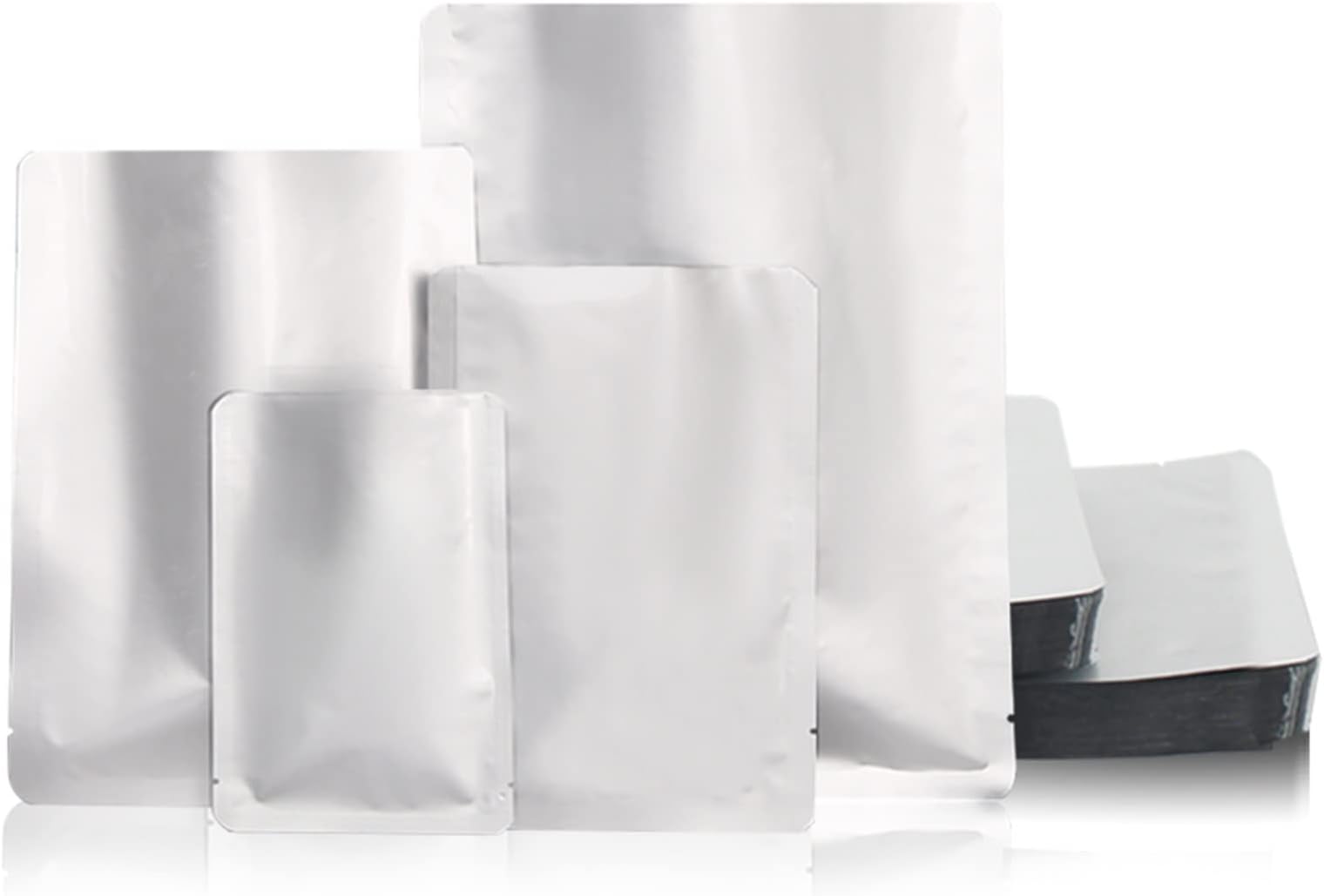 VOLWCO100 PCS Mylar Bags Heat Sealable Bags Vacuum Sealer Bags for Long Term Food Storage(Extra Thick (Color : 40 * 60cm)