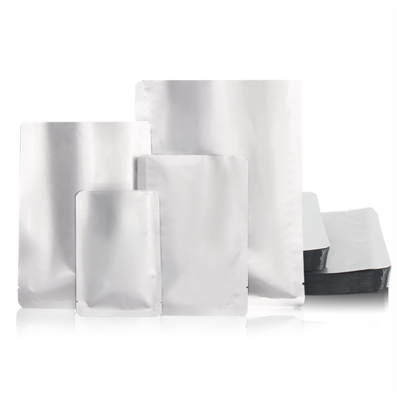 VOLWCO100 PCS Mylar Bags Heat Sealable Bags Vacuum Sealer Bags for Long Term Food Storage(Extra Thick (Color : 40 * 60cm)