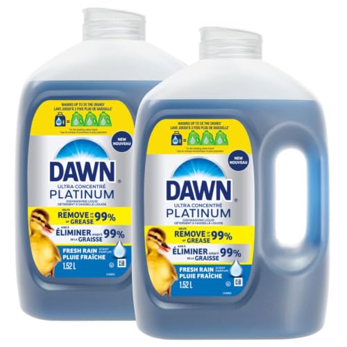 Dawn Platinum recharge savon vaisselle pluie fraîche 2x1,52L