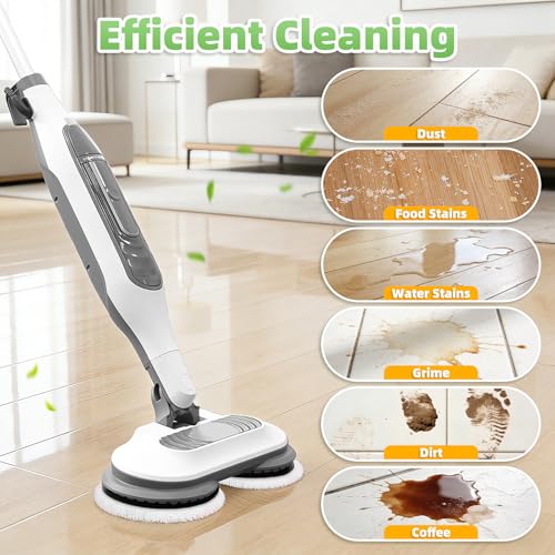 Image of 8 Pack Steam Mop Replacement Pads for Shark Steam & Scrub Mop S8201 S8001 S8002BRN S7001 S7201 S7000AMZ S7000 S7020, Dirt Grip Soft Scrub Washable Pads for All Sealed Hard Floors, Part XKITP7000