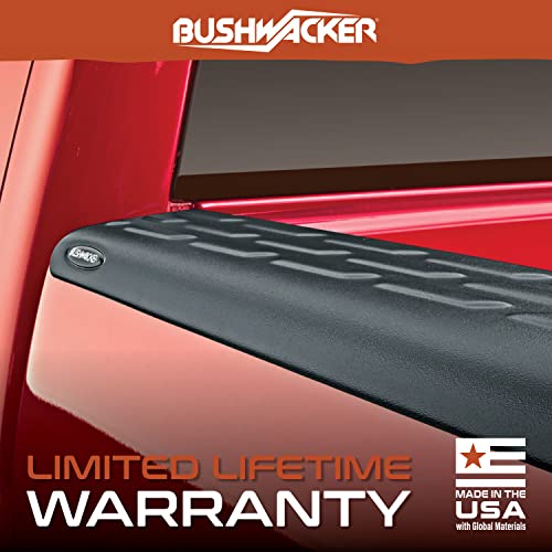 Bushwacker Ultimate Bedrail Caps - Factory W/ Stake Holes | 2-Piece Set, Black, Smooth Finish | 49519 | Fits 2007-2013 Chevrolet Silverado 1500 Fleetside W/ 5.8' Bed #TOP4