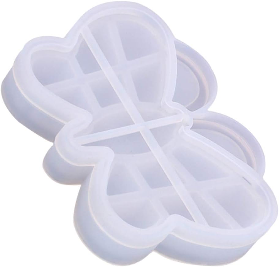 Butterfly Epoxy Resin Jewelry Box Mold with Lid 5.90X4.33X1.18 Inch Silicone Casting Mold for DIY Crafting and Decorative Trinket Storage