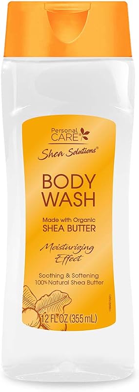 Shea Brand Shea Solutions Sabonete Líquido Corporal com Manteiga de Karité Orgânica, 355 mL