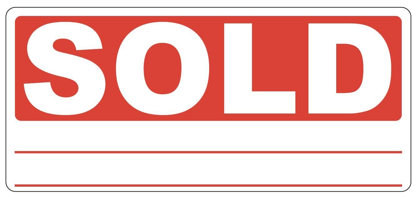 PRICE STICKERS Sold Sticker Label 30 x 66mm - 500 Pack Bold Red Sold Self Adhesive Sticky Labels, Easy Peel Adhesive Labels for Sale Signs, Name Sticker & Organiser Stickers for Storage & Retail Use