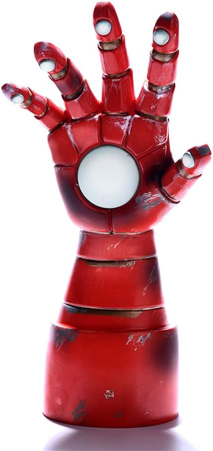 RED5 Marvel Iron Man Gauntlet Desk Lamp Battle Damaged Effect USB Powered Light