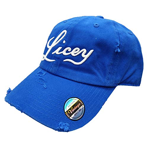 Dominican Baseball Team Licey Sport Cap (Vintage Blue)
