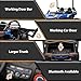 sopbost XL 24V Real 2-Seater Kids UTV 5MPH Ride On Car with 4x200W Motors for Kids 3-8 w/Remote Control, Bluetooth Music, Ignition Start & 4 Spring Suspension, 21.85