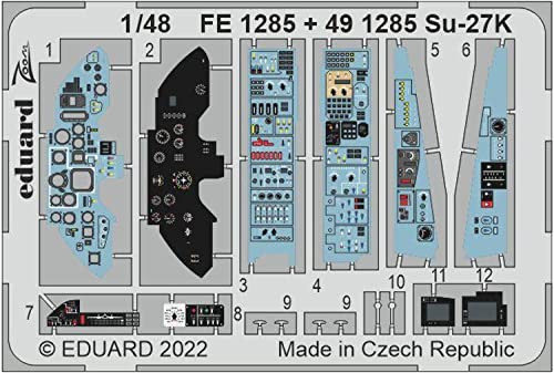 Kit Su-27k Eduard réplique historique haut de gamme avec photodécoupe fine