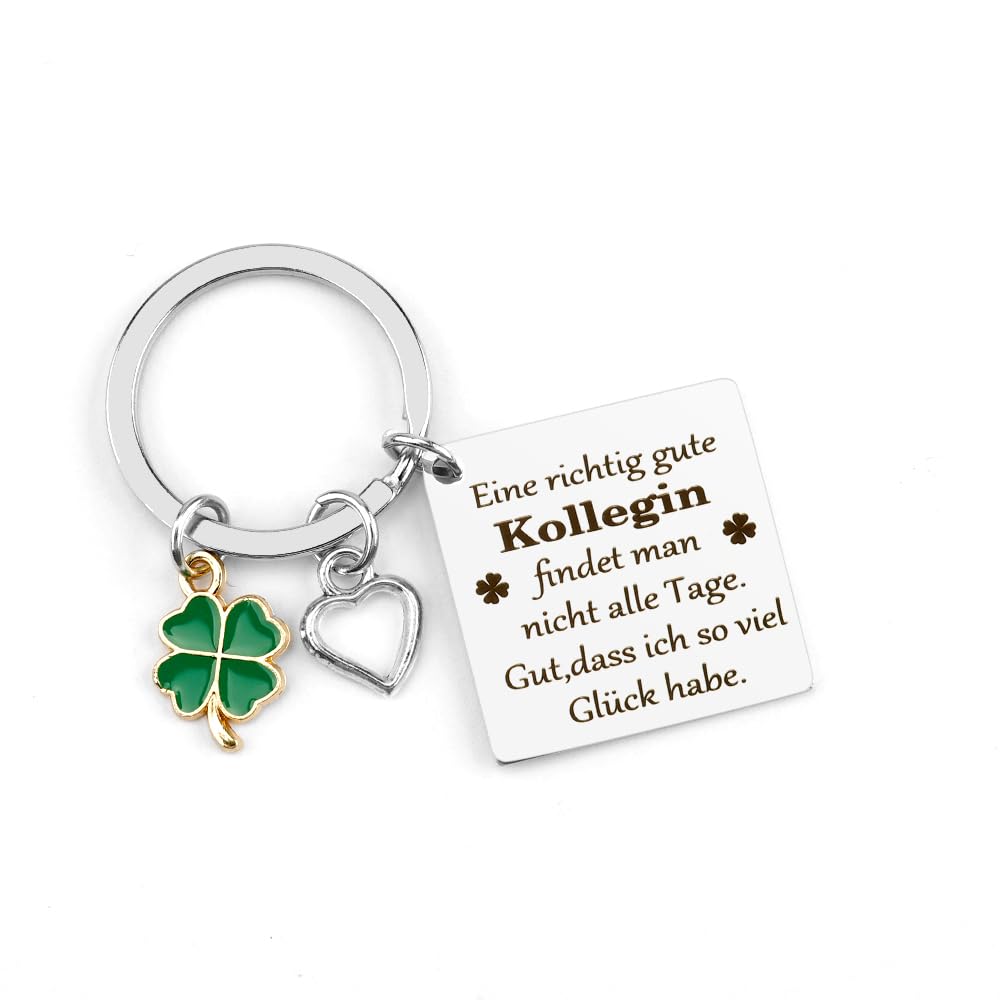 prota Regalo di addio ai colleghi, 8 pezzi, portachiavi regalo di ringraziamento, collega, regalo di addio con 8 biglietti di auguri, regalo per addio ai colleghi
