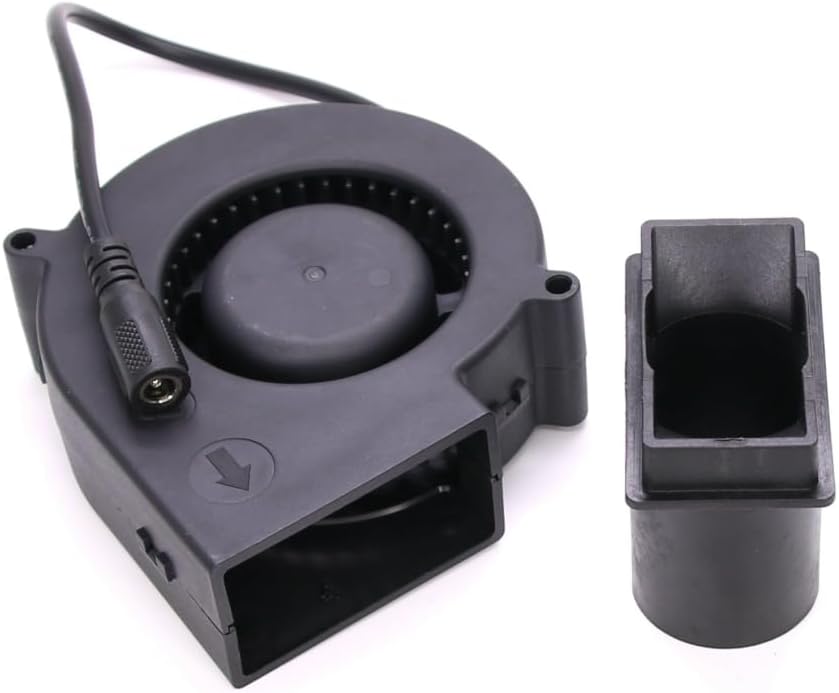 Wokyo 97 mm Barbecue Fan, Blower Turbine Mini Blower for Woodstoves Barbecue Grills Heating Stoves