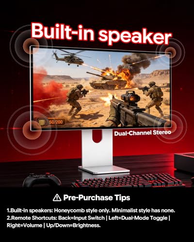 Image of P32T 32'' Monitor Built-in Speakers (Honeycomb - Without Stand)