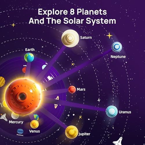 Science Can Solar System for Kids, Talking Astronomy Solar System Model Kit, Planetarium Projector with 8 Planets STEM Space Toys for 3 4 5+ Years Old Boys Girls - Image 6