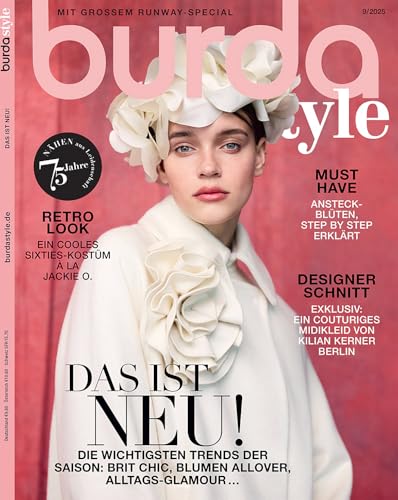 burda style Nähmagazin: September [2025-09], Schnittmuster ideal geeignet für Anfänger und Näherfahrene