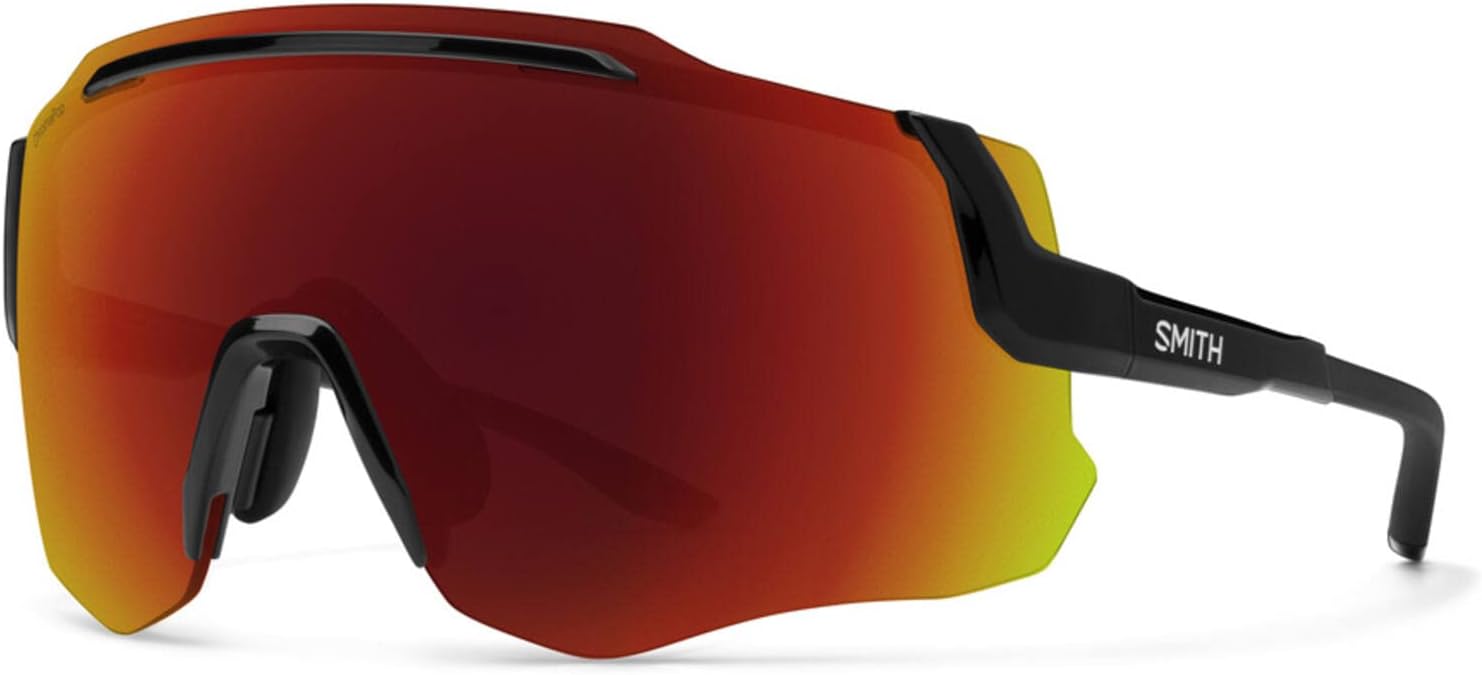 Smith Momentum Performance Sunglasses - Black | ChromaPop Red Mirror