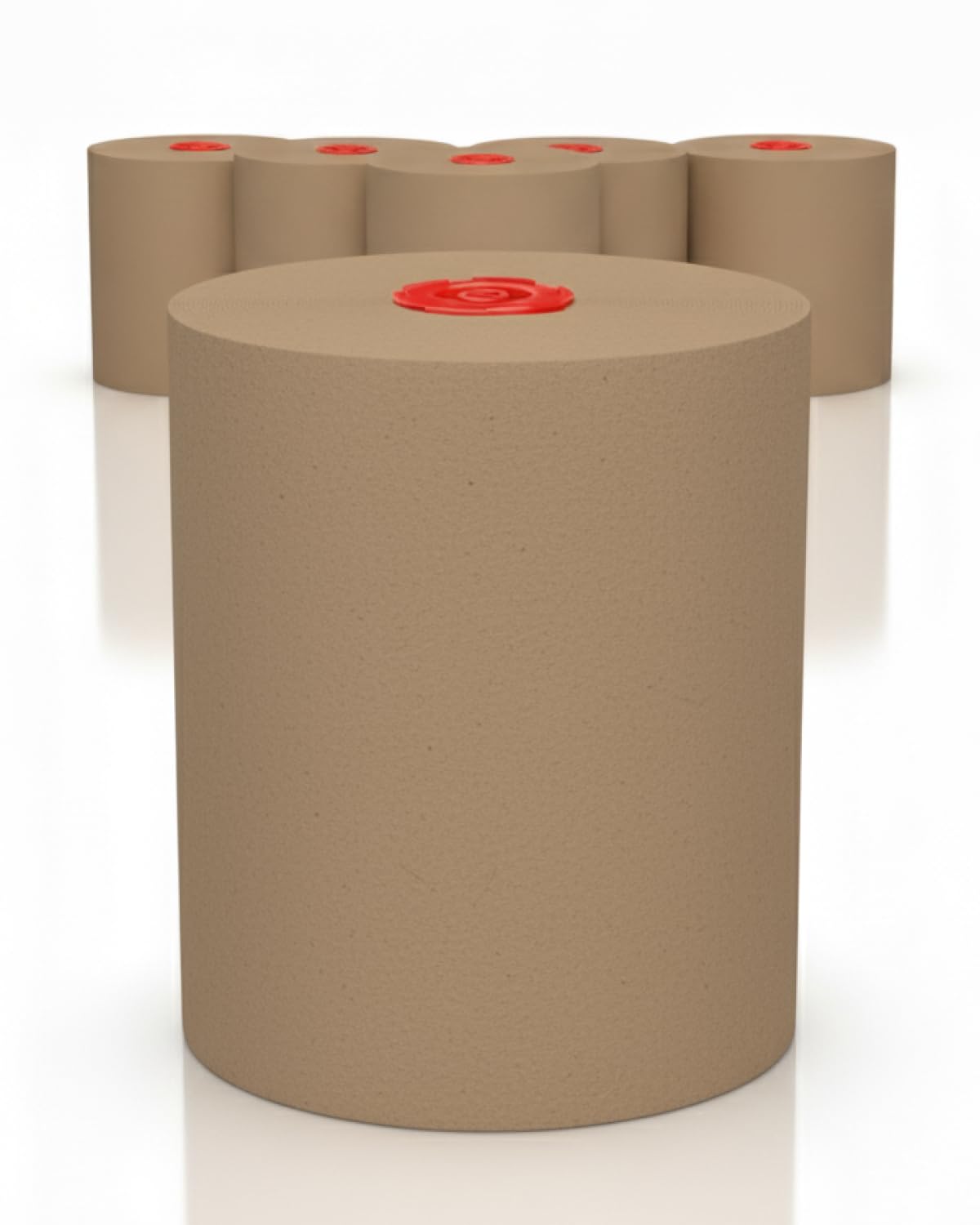 Cosmos ECO-Natural Handtuchrollen 840 m, 6 Rollen | Für Blanc Cosmos Spender, FSC-Recyclingpapier, EU-Ecolabel & FSC-zertifiziert, besonders ergiebig