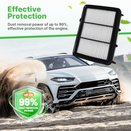 Image of 2PCS Engine Air Filter Fit for Honda Accord 2022 2021 2020 2019 2018 (Gas Only, L4 1.5L) Air Filter for My Car Replacement Engine Filter Automotive Accessories# CA12290 17220-6A0-A00