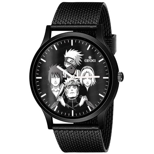 AROA Watch New Watch for Team 7 Rhapsody Men Black Metal Type Rubber Analog Watch Black Dial for Men Stylish Watch for Boys (B0C16P2QV4) Amazon Price History, Amazon Price Tracker