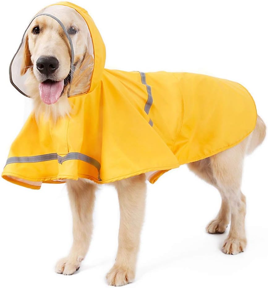 Hemobllo 1pc Reflective Dog Raincoat Pet Rainwear for All Seasons Keeps Your Wet Weather