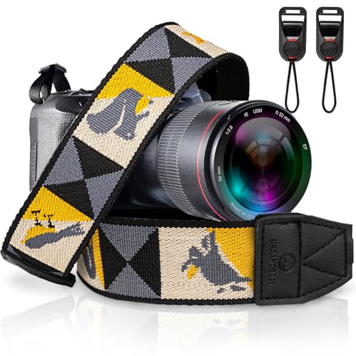 URBANCOAST Provisions Woven Tapestry Strap, Binocular & Camera Reinforced Universal Wide Shoulder & Neck Strap for Men & Women