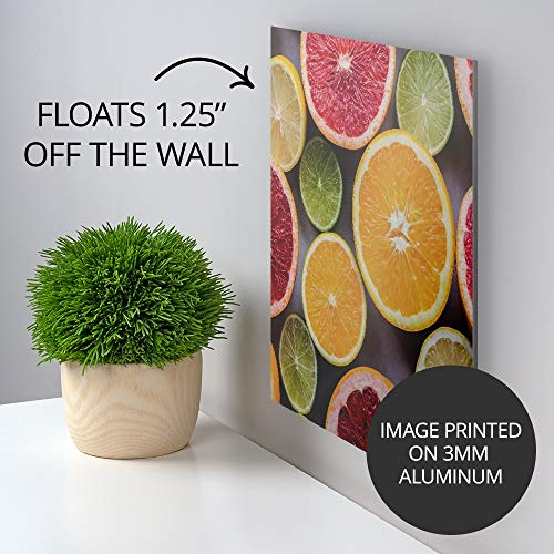 Greatbigcanvas Thicket Wildflowers Metal Wall Art Print, Floral Home Decor Artwork, 36"X24" #TOP6