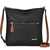 Größe und unterschiedlicher Tragestil: Unsere Handtaschen sind 27,6 (L) x 4,8 (B) x 29,5 (H) cm groß und verfügen über verstellbare lange Riemen, einen Höhenunterschied von 44 bis 56 cm (H). Passt den meisten Menschen bei mehr Gelegenheiten, der Carry-Stil könnte sich als Umhänge- oder Umhängetasche ändern. (Bitte beachten Sie: Gurt konnte nicht vollständig abnehmbar sein)