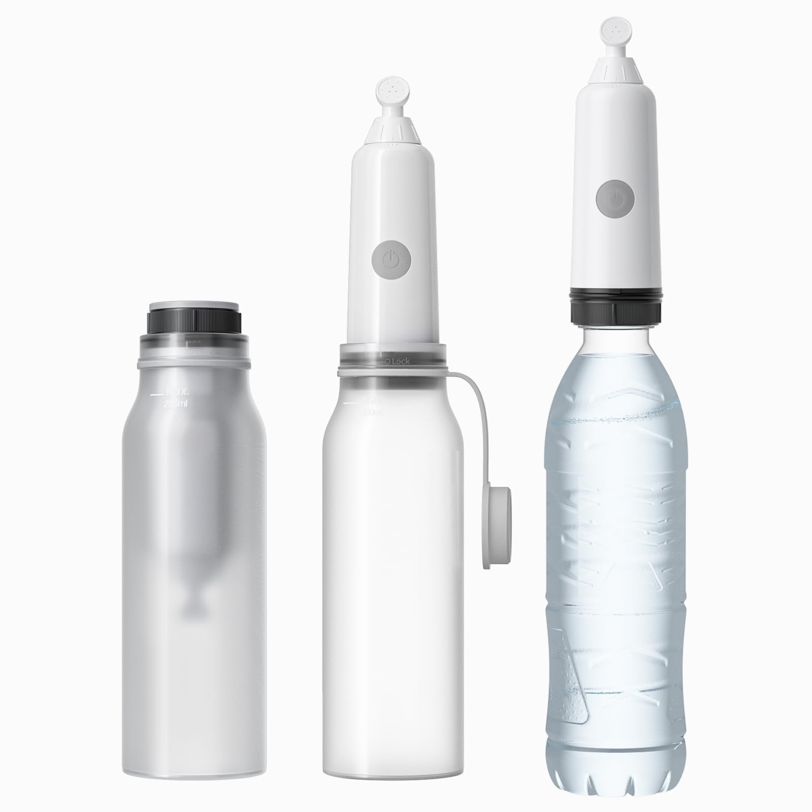 BIGCOW Bidé de viaje portátil, bidé eléctrico con 3 modos de pulverización, IPX7 impermeable y recargable, mini pulverizador de agua para inodoro para higiene personal, cuidado postnatal, perineal y