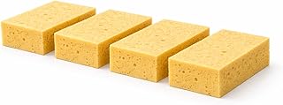 Bayli 4 Stück Universalschwamm 200x130x66 mm – Autoschwamm Fliesenschwamm extra saugstark – Reinigungsschwamm für Küche, Bad & Fahrzeugpflege
