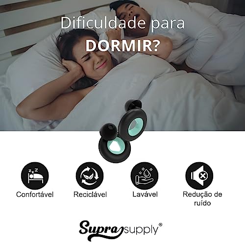 Protetor de Ouvido Abafador Som Para Prática de Esportes Domir Estudos Redução Sonora (Azul Turquesa