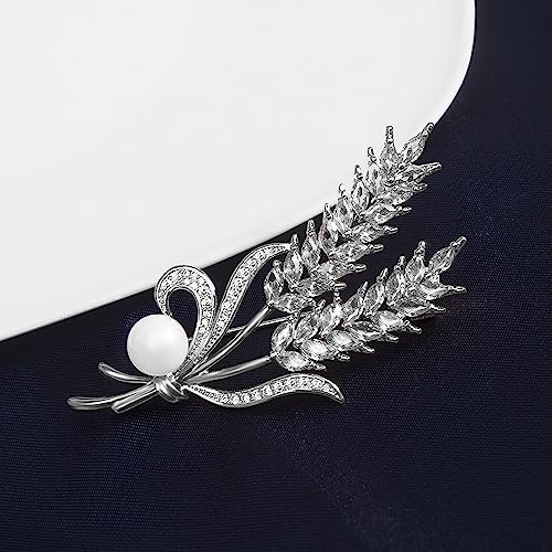 Image of Brooch Pins for Women Fashion Jewelry Cubic Zirconia Brooches and Pins for Birthday Wedding Party Gift