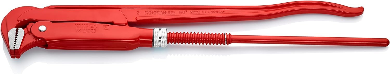 KNIPEX Llave para tubos 90° recubierto de pintura pulverizada, rojo 560 mm, 83 10 020