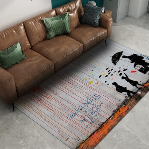 Tapis graffiti Banksy résistant pour relooker une chambre d'enfants - 4