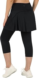 ANIVIVO Skirted Legging for Women, Yoga Legging with Skirts &amp;Women Tennis Leggings Clothes Pockets