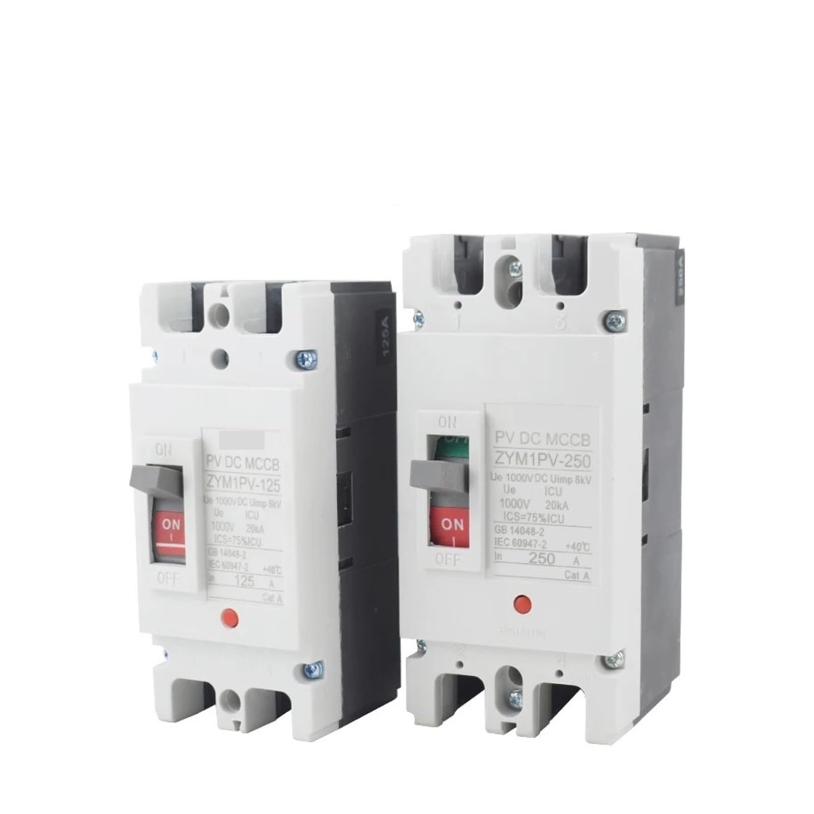 Interruttore Di Protezione Da Sovraccarico Con Interruttore Automatico DC 150A 250A For Isolatore Di Batterie Fotovoltaiche Fotovoltaiche(125A)
