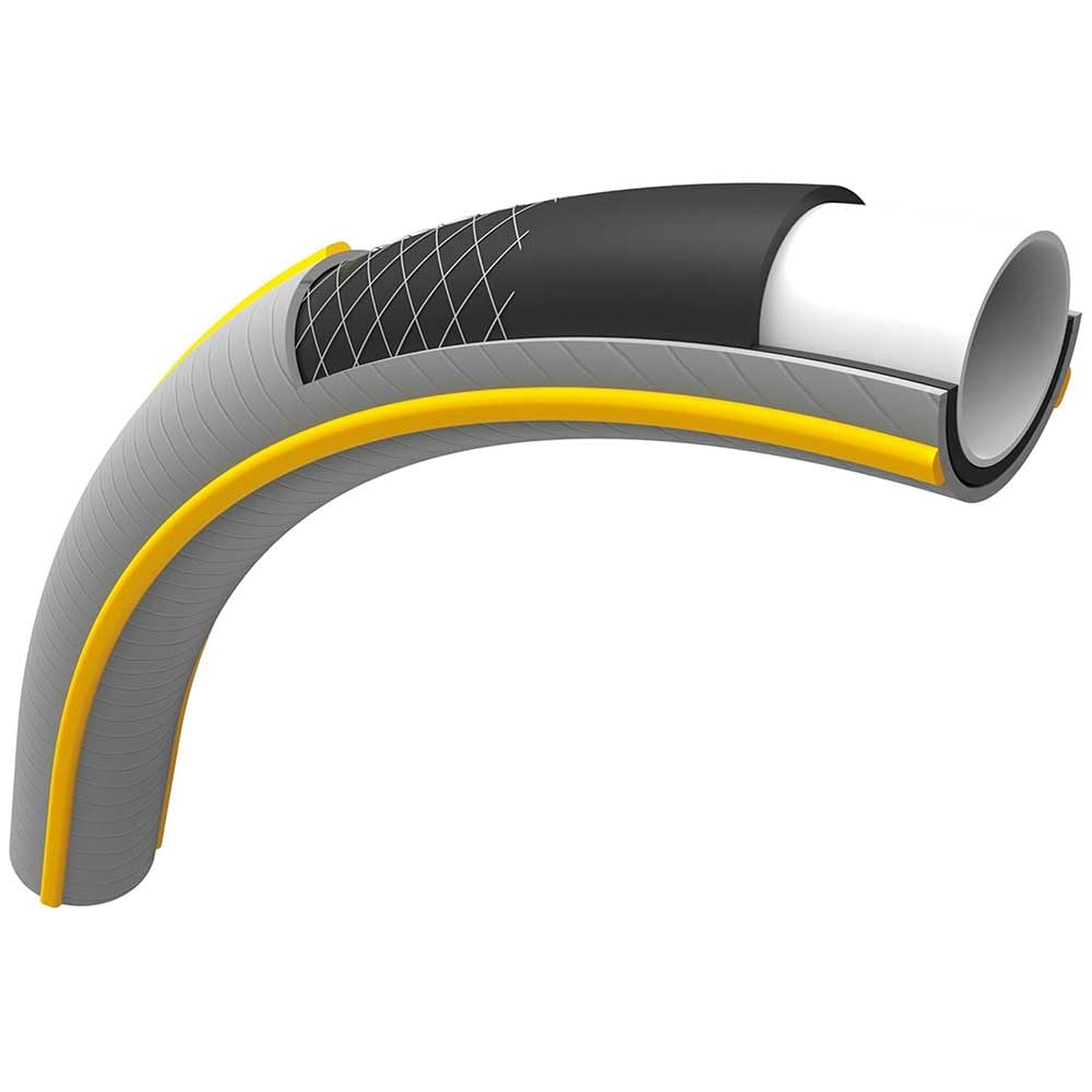 HOZELOCK - Set di tubi da 12,5 mm x 30 m, fino al 70% in PVC riciclato, rinforzo intrecciato, tubo da giardino resistente, qualità e durata, resistente alle intemperie con protezione UV e gelo [100