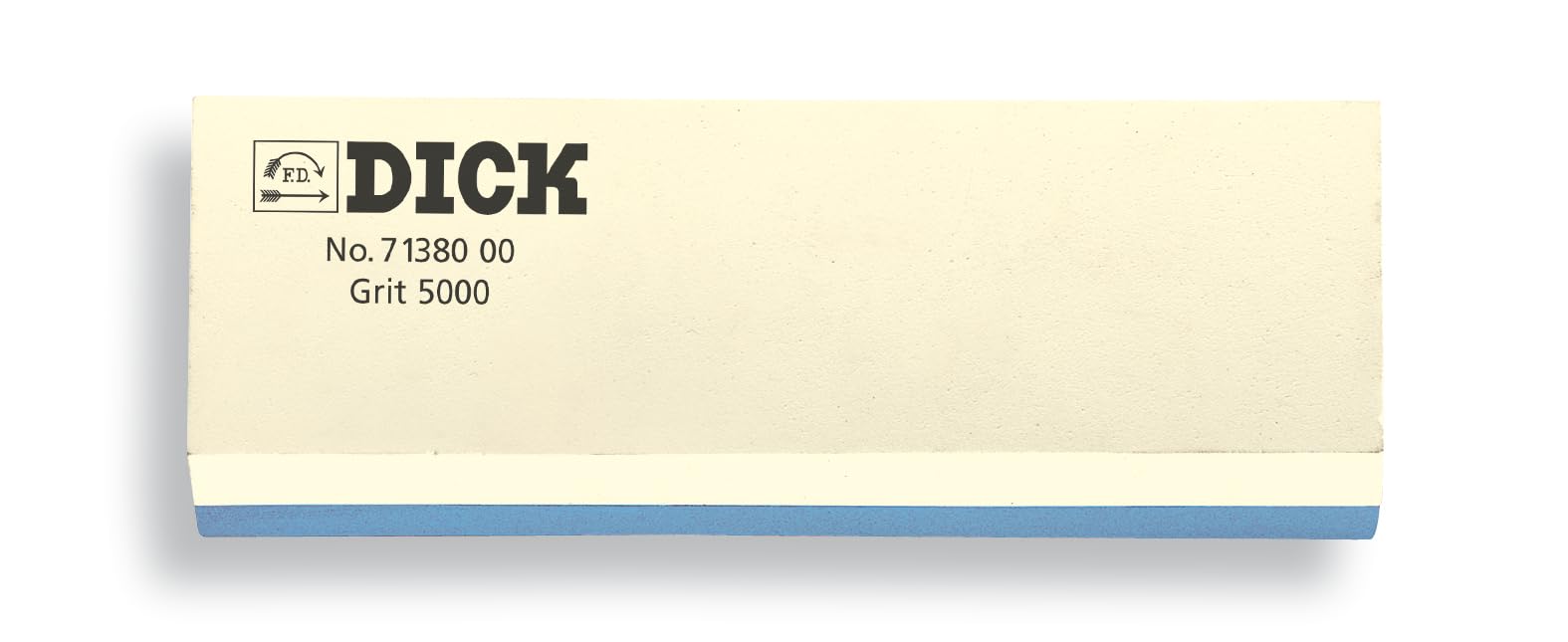 F. DICK Pietra affilatrice a grana 3000/5000, smerigliatrice a umido, con supporto angolare, molto resistente, per una perfetta affilatura, affilatura in spugna, affilatura 71380000, blu