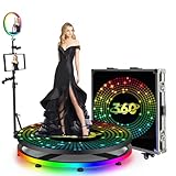 Prend en charge plusieurs appareils : la plate-forme selfie rotative à 360° peut prendre en charge un appareil photo, un smartphone, enregistrer des ralentis, des photos, des vidéos sur votre appareil ou les partager immédiatement avec votre famille et vos amis ou des plateformes sociales, etc.