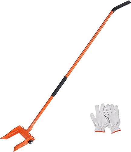 Miniatura 9 de Barra Prylever, mango de 60 pulgadas, capacidad de peso de 8818 libras, barra de palanca de palanca resistente con ruedas de 4 pulgadas y superficie