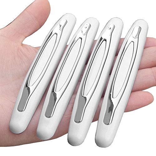 Universal Car Door Edge Guards - Side Edge Protection Anti-Collision Sticker for SUV Pickup Truck - 4Pcs (White) - Image 2