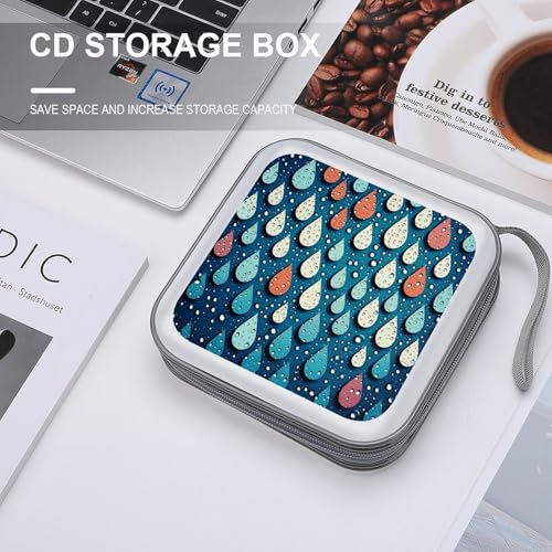 Estuche rígido para CD de 40 unidades con cremallera y protección contra impactos 5