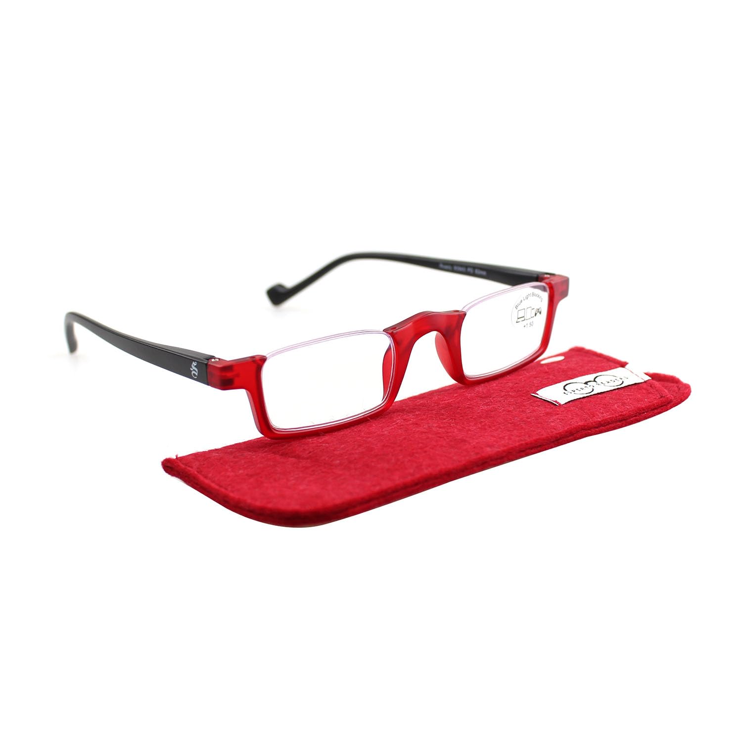 ESPERTO READERS Roady Reading Glasses - Blue Cut Lens With Antireflection & Ultra Light Weight For Men & Women +1.00 to +3.00 Power Half Rim - RED (+2.75) (B0C9JF9CGJ) Amazon Price History, Amazon Price Tracker