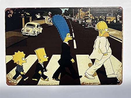 Amazon Co Jp ザ シンプソンズ The Simpsons アメリカ雑貨 アメリカンブリキ看板 レトロ調 x30cm Eiwasailsors 文房具 オフィス用品