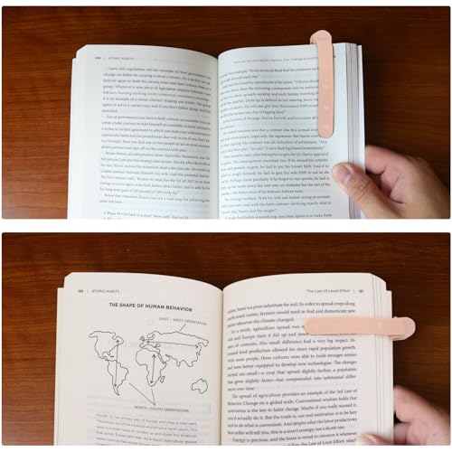 Image of SMUK 3Pcs Heart Bookmarks for Women, Automatic Silicone Book Marks for Book Lovers Girls Men, Cute Page Markers Bookmarkers Reading Gifts