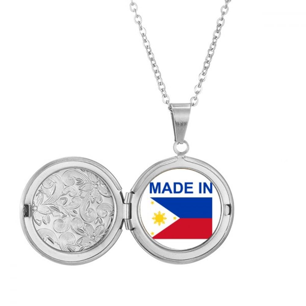 Collier Philippines médaillon cadeau d'anniversaire mémorable