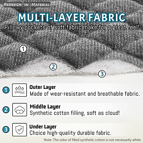 Roytub Stretch Couch Breathable Armrest Covers For Sofas And Chairs Arm Covers Keep Your Home Clean, Scratch-Resistant Sofa Arm Covers Can Decorate And Protect Your Sofa(2 Pcs, Grey) #TOP3