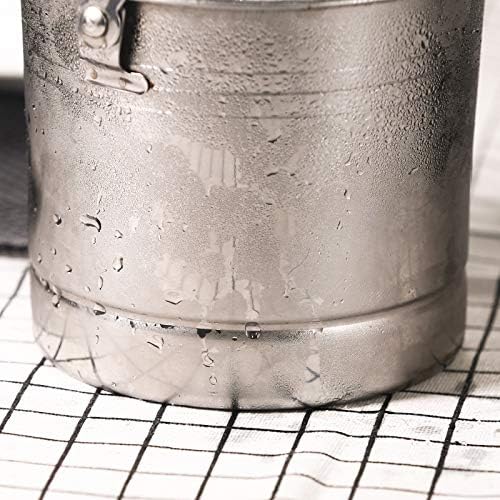 Ice Bucket Stainless Steel Ice Bucket With Handle For Wine Champagne Bar Kitchen Holiday Party Supplies 1L Beverage Ice Tub